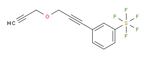 3-(3-(prop-2-yn-1-yloxy)prop-1-yn-1-yl)(pentafluoromercapto)benzene