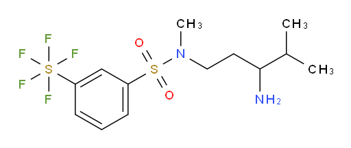 [3-[[(3-Amino-4-methylpentyl)methylamino]sulfonyl]phenyl]sulfur pentafluoride