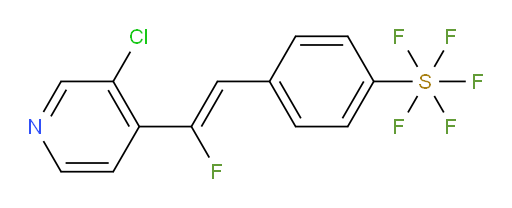 (Z)-4-(2-(3-chloropyridin-4-yl)-2-fluorovinyl)(pentafluoromercapto)benzene