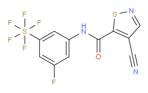 [3-[[(4-Cyano-5-isothiazolyl)carbonyl]amino]-5-fluorophenyl]sulfur pentafluoride