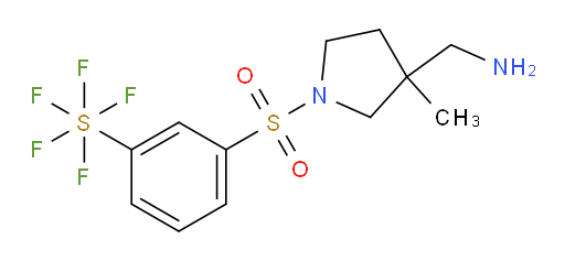 [3-[[3-(Aminomethyl)-3-methyl-1-pyrrolidinyl]sulfonyl]phenyl]sulfur pentafluoride