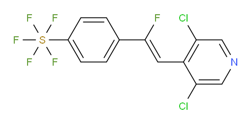(Z)-4-(2-(3,5-dichloropyridin-4-yl)-1-fluorovinyl)(pentafluoromercapto)benzene
