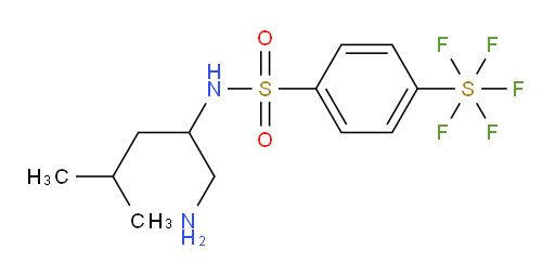 [4-[[[1-(Aminomethyl)-3-methylbutyl]amino]sulfonyl]phenyl]sulfur pentafluoride