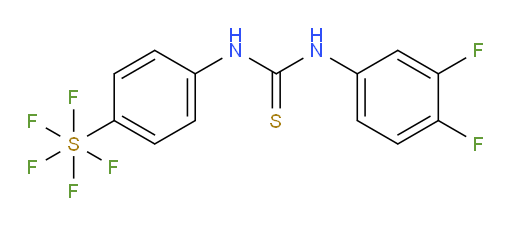 [4-[[[(3,4-Difluorophenyl)amino]thioxomethyl]amino]phenyl]sulfur pentafluoride