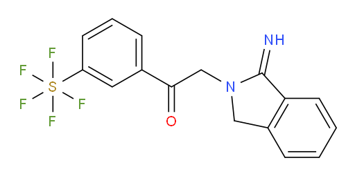 [3-[2-(1,3-Dihydro-1-imino-2H-isoindol-2-yl)acetyl]phenyl]sulfur pentafluoride