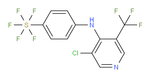 4-((3-chloro-5-(trifluoromethyl)pyridin-4-yl)amino)(pentafluoromercapto)benzene