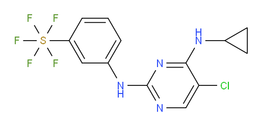 [3-[[5-Chloro-4-(cyclopropylamino)-2-pyrimidinyl]amino]phenyl]sulfur pentafluoride