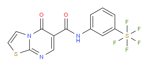 N-(3-(pentafluoromercapto)phenyl)-5-oxo-5H-thiazolo[3,2-a]pyrimidine-6-carboxamide
