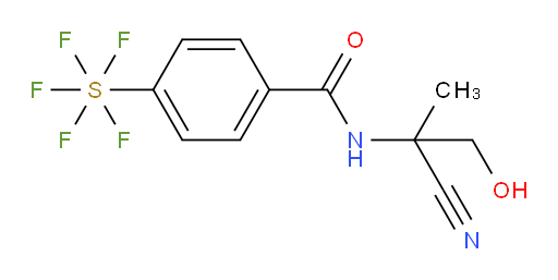 [4-[[[(1S)-1-Cyano-2-hydroxy-1-methylethyl]amino]carbonyl]phenyl]sulfur pentafluoride