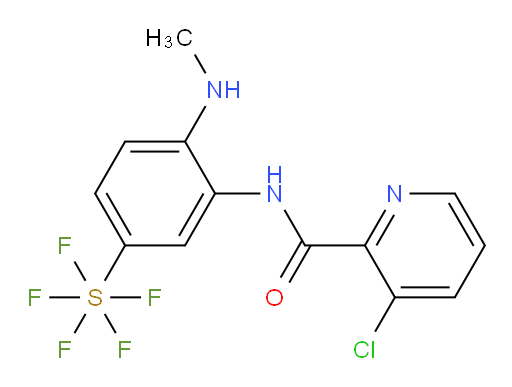[4-[[(3-Chloro-2-pyridinyl)carbonyl]amino]-4-(methylamino)phenyl]sulfur pentafluoride
