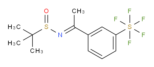 [3-[(1E)-1-[[(S)-(1,1-dimethylethyl)sulfinyl]imino]ethyl]phenyl]sulfur pentafluoride