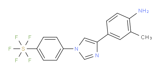 [4-[4-(4-Amino-3-methylphenyl)-1H-imidazol-1-yl]phenyl]sulfur pentafluoride