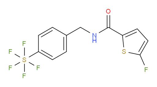 [4-[[[(5-fluoro-2-thienyl)carbonyl]amino]methyl]phenyl]sulfur pentafluoride