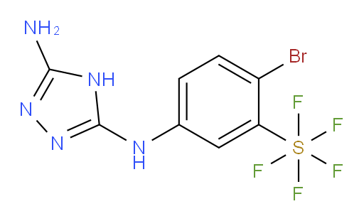 [5-[(3-Amino-1H-1,2,4-triazol-5-yl)amino]-2-bromophenyl]sulfur pentafluoride