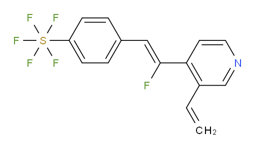 (Z)-4-(2-fluoro-2-(3-vinylpyridin-4-yl)vinyl)(pentafluoromercapto)benzene