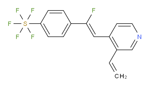 (Z)-4-(1-fluoro-2-(3-vinylpyridin-4-yl)vinyl)(pentafluoromercapto)benzene