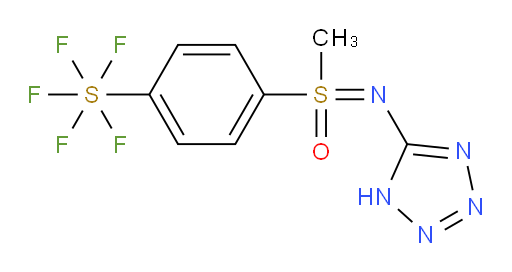 4-(S-methyl-N-(1H-tetrazol-5-yl)sulfonimidoyl)(pentafluoromercapto)benzene