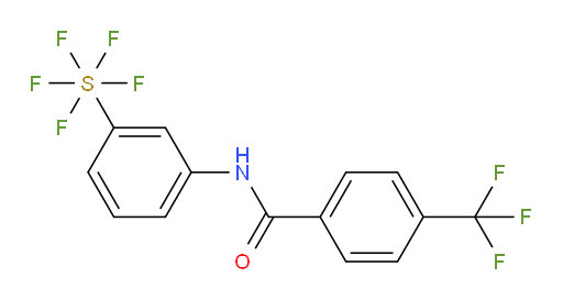 [3-[[4-(trifluoromethyl)benzoyl]amino]phenyl]sulfur pentafluoride