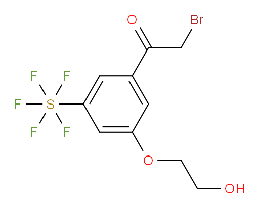 [3-(2-Bromoacetyl)-5-(2-hydroxyethoxy)phenyl]sulfur pentafluoride
