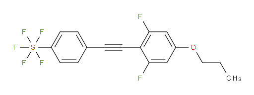 [4-[(2,6-difluoro-4-propoxyphenyl)ethynyl]phenyl]sulfur pentafluoride