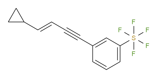(E)-3-(4-cyclopropylbut-3-en-1-yn-1-yl)(pentafluoromercapto)benzene