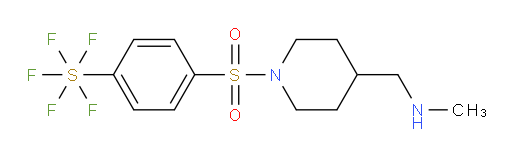 [4-[[4-[(methylamino)methyl]-1-piperidinyl]sulfonyl]phenyl]sulfur pentafluoride