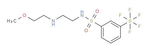 [3-[[[2-[(2-methoxyethyl)amino]ethyl]amino]sulfonyl]phenyl]sulfur pentafluoride