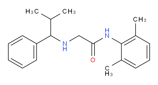 N-(2,6-dimethylphenyl)-2-((2-methyl-1-phenylpropyl)amino)acetamide