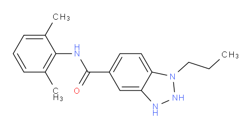 N-(2,6-dimethylphenyl)-1-propyl-2,3-dihydro-1H-benzo[d][1,2,3]triazole-5-carboxamide