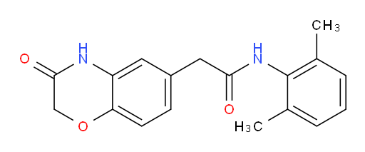 N-(2,6-dimethylphenyl)-2-(3-oxo-3,4-dihydro-2H-benzo[b][1,4]oxazin-6-yl)acetamide