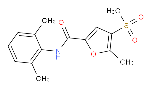 N-(2,6-dimethylphenyl)-5-methyl-4-(methylsulfonyl)furan-2-carboxamide