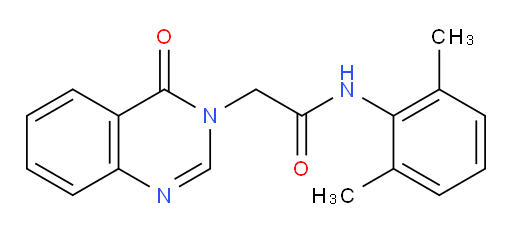 N-(2,6-dimethylphenyl)-2-(4-oxoquinazolin-3(4H)-yl)acetamide