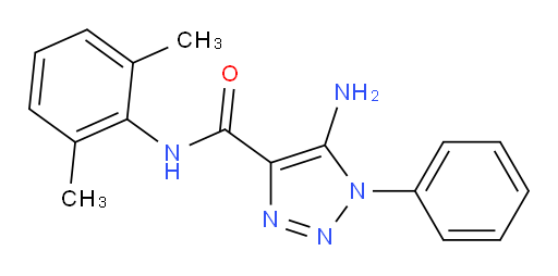 5-amino-N-(2,6-dimethylphenyl)-1-phenyl-1H-1,2,3-triazole-4-carboxamide