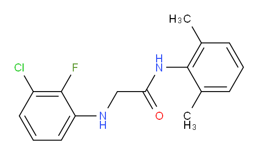 2-((3-chloro-2-fluorophenyl)amino)-N-(2,6-dimethylphenyl)acetamide