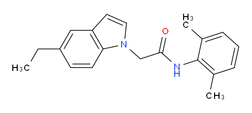 N-(2,6-dimethylphenyl)-2-(5-ethyl-1H-indol-1-yl)acetamide