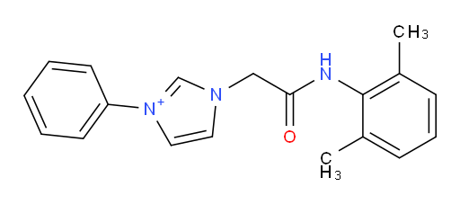 1-(2-((2,6-dimethylphenyl)amino)-2-oxoethyl)-3-phenyl-1H-imidazol-3-ium