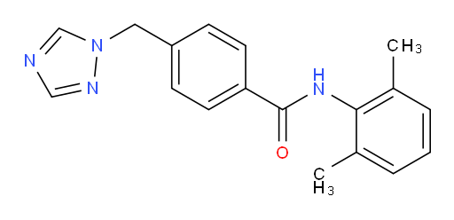 4-((1H-1,2,4-triazol-1-yl)methyl)-N-(2,6-dimethylphenyl)benzamide
