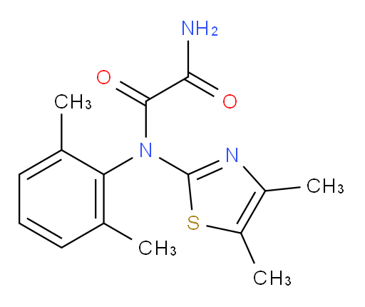 N1-(2,6-dimethylphenyl)-N1-(4,5-dimethylthiazol-2-yl)oxalamide