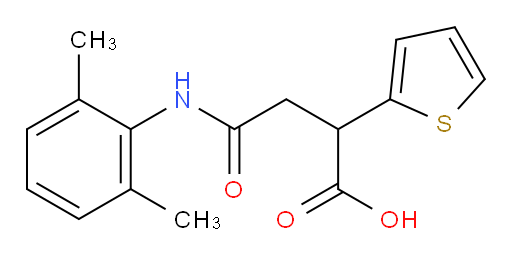 4-((2,6-dimethylphenyl)amino)-4-oxo-2-(thiophen-2-yl)butanoic acid