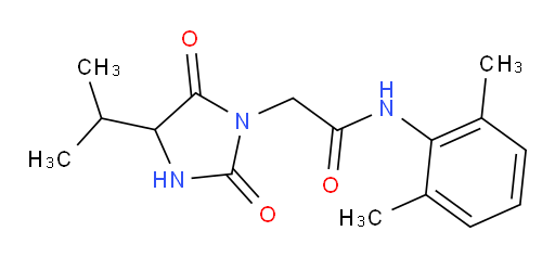 N-(2,6-dimethylphenyl)-2-(4-isopropyl-2,5-dioxoimidazolidin-1-yl)acetamide