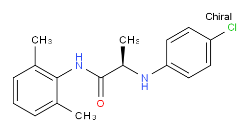 (R)-2-((4-chlorophenyl)amino)-N-(2,6-dimethylphenyl)propanamide