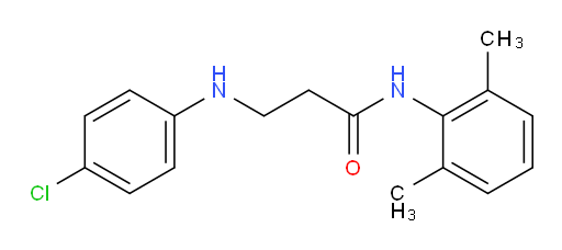 3-((4-chlorophenyl)amino)-N-(2,6-dimethylphenyl)propanamide