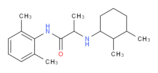 2-((2,3-dimethylcyclohexyl)amino)-N-(2,6-dimethylphenyl)propanamide