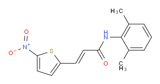 (E)-N-(2,6-dimethylphenyl)-3-(5-nitrothiophen-2-yl)acrylamide