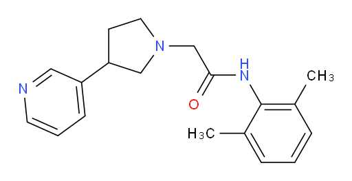 N-(2,6-dimethylphenyl)-2-(3-(pyridin-3-yl)pyrrolidin-1-yl)acetamide
