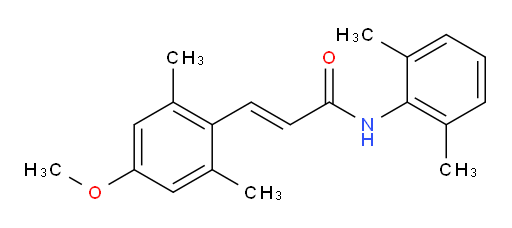 (E)-N-(2,6-dimethylphenyl)-3-(4-methoxy-2,6-dimethylphenyl)acrylamide