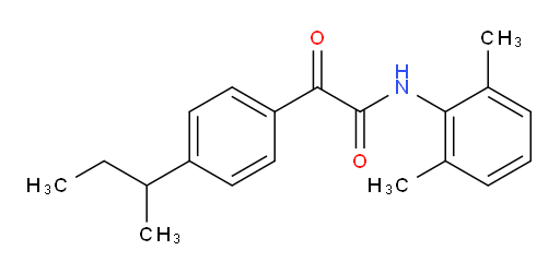 2-(4-(sec-butyl)phenyl)-N-(2,6-dimethylphenyl)-2-oxoacetamide
