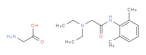 2-(diethylamino)-N-(2,6-dimethylphenyl)acetamide 2-aminoacetate