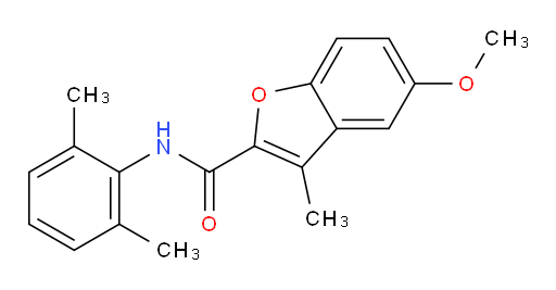 N-(2,6-dimethylphenyl)-5-methoxy-3-methylbenzofuran-2-carboxamide