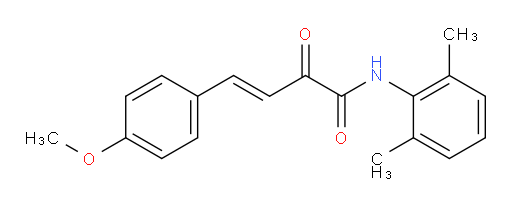 (E)-N-(2,6-dimethylphenyl)-4-(4-methoxyphenyl)-2-oxobut-3-enamide